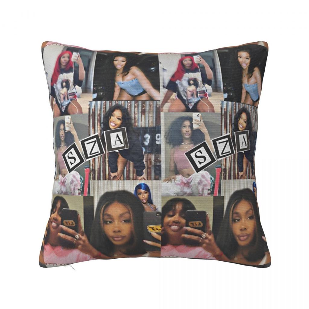 Sza Ctrl Alternate Album Throw Pillow Cover Cushions For Sofa Hip Hop Rapper Funny Pillowcover Home Decor