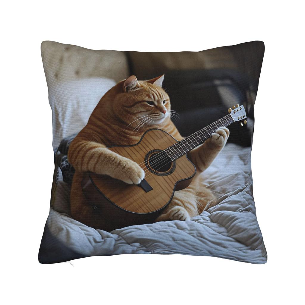Cat Nap Artistic Design Pillow Case Kawaii Pillow Cover Comfy Pillowcases For Sofa Home Decor