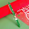 Cross-Border Christmas Cartoon Pen: Cute Neutral Black Ink for Exams & Practice