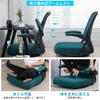 Seat 360 degree swivel up flip office chair for desk easy to assemble in 10 for under desk space saving chair, chair, anti-fatigue chair, armrest,