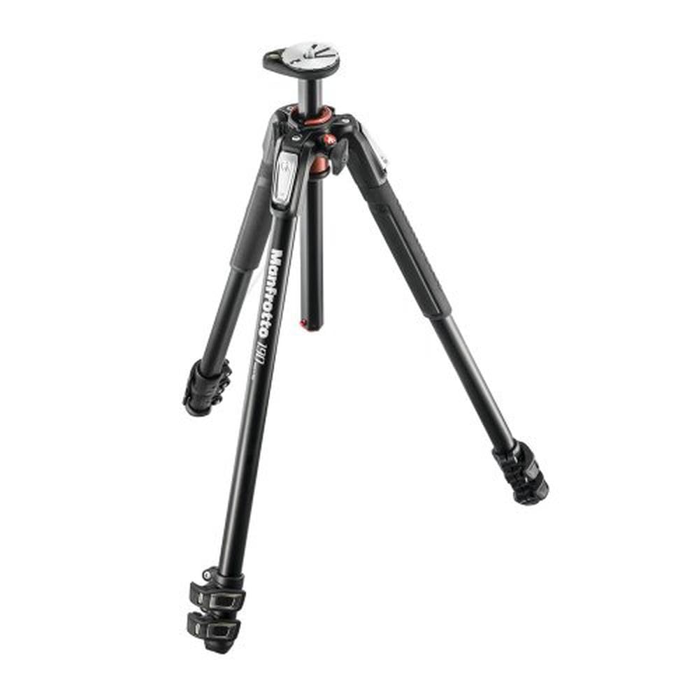 Manfrotto 190 Pro Aluminum Made in Maximum Load Capacity 15 kg Fully Extended Height 160 cm Quick Quick Power Easy Center and Easy Operation Tripod,