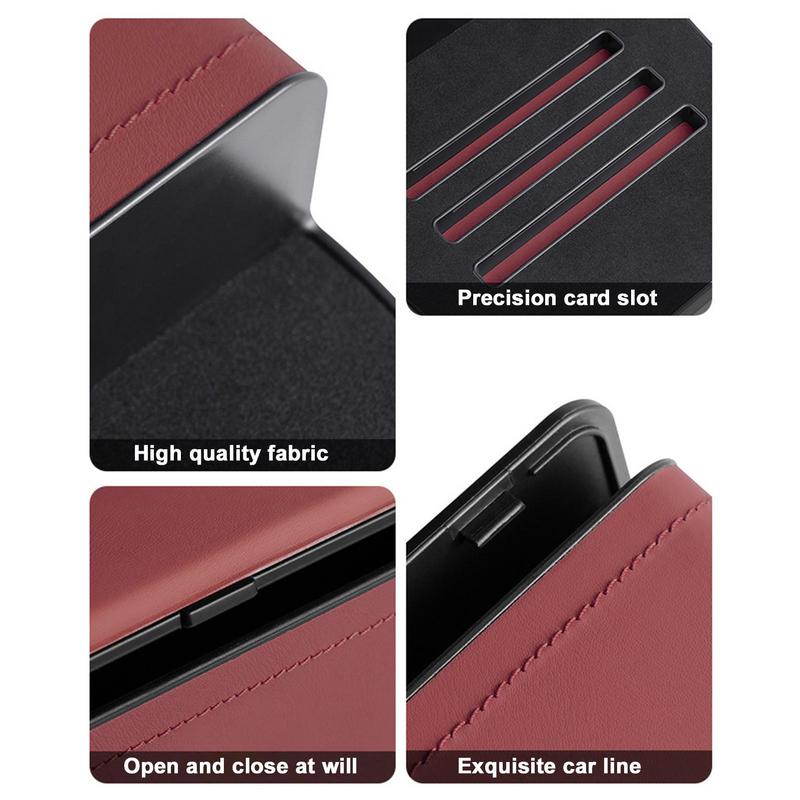 Car Side Seat Organizer Auto Seat Organizer Front Seat Crevice Storage Box Armrest Storage Box Filler Pocket Multifunctional Car