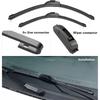Compatible with Volkswagen VW New Beetle 2003 2004 2005 2006 2007 2008 2009 2010 2011 Accessories Car Front Windscreen Wiper Blades Brushes, WW212