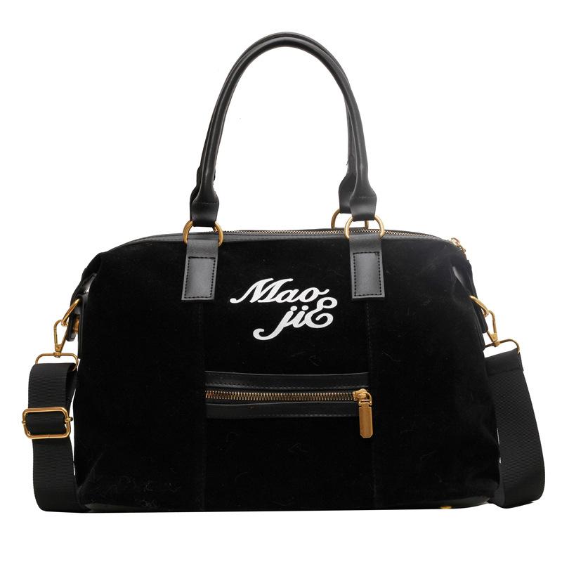 Large-capacity Bag Women's Autumn and Winter Versatile New Matte Retro Shoulder Messenger Bag Portable Commuter Tote Bag