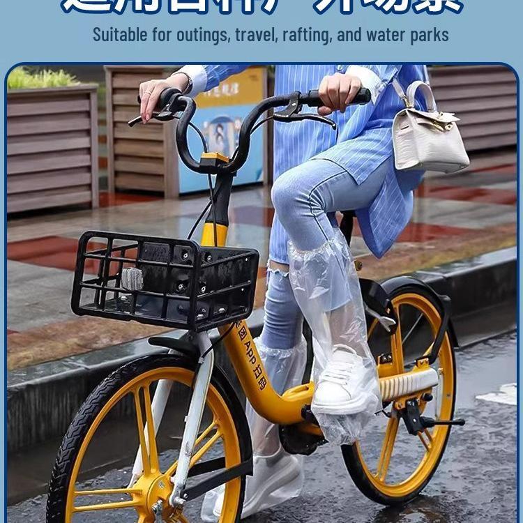 Waterproof Non-Slip Transparent Disposable Rain Boot Covers