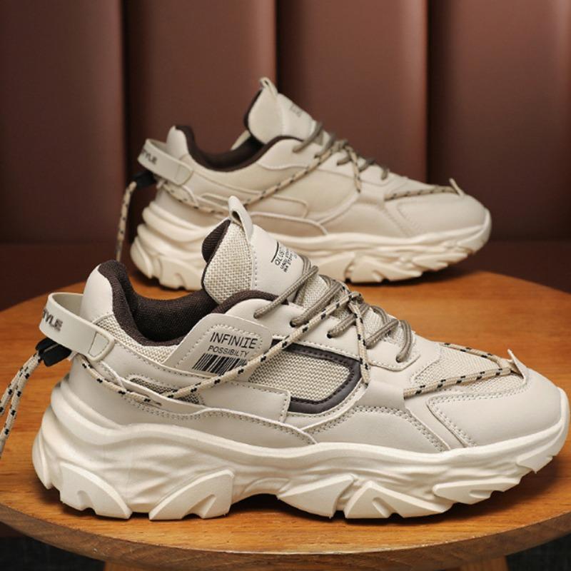 Men Mesh Breathable Sneakers Outdoor Male Running Shoes Old Dad Shoe Tennis Training Shoe Non-slip Damping Sports Shoes Hot Sale