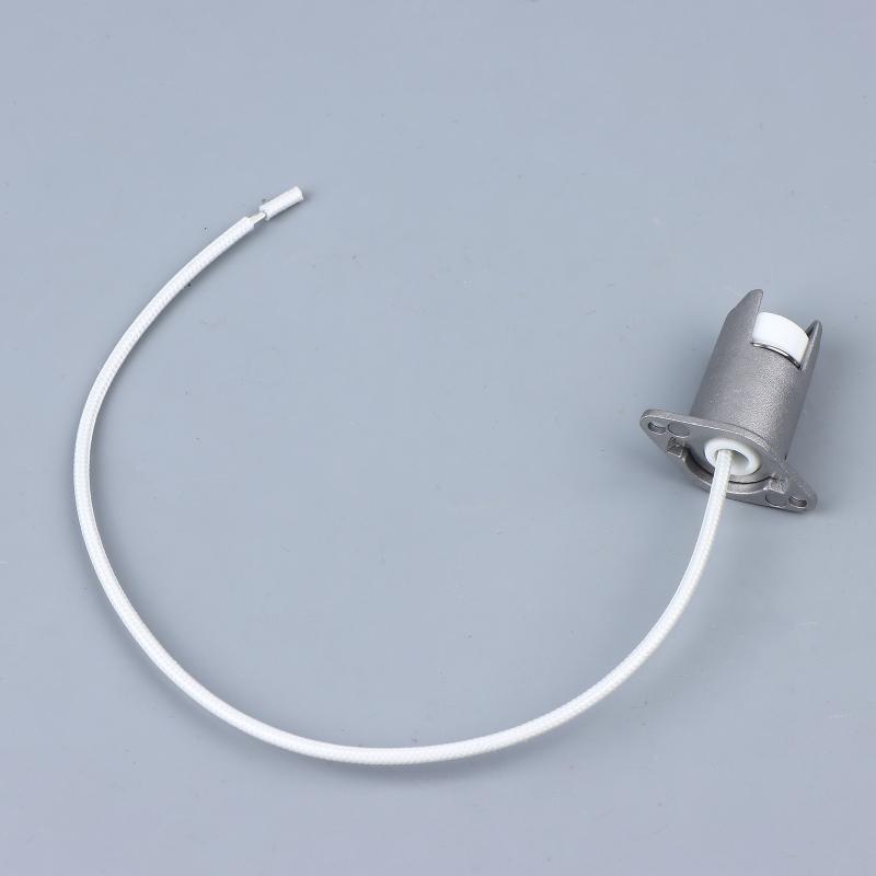 Metal Chandelier Lamp Holder Aging Metal Fittings R7S Lamp Holder Lamp Holder Iodine Tungsten Lamp Top Ceramic Lamp Holder