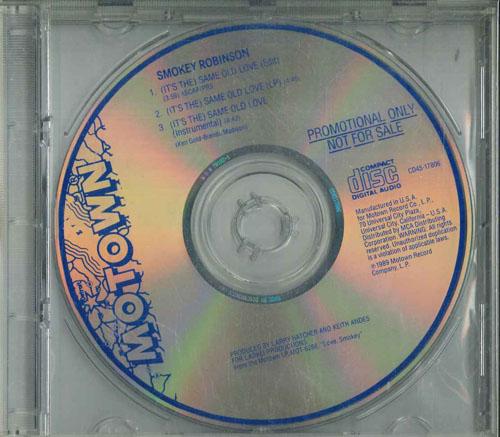 CD SMOKEY ROBINSON Its The Same Old Love CD4517806 MOTOWN 1989 США SoulFunk Б/у