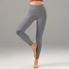 Yogahosen Sommer Neue High Waist Hip Sports Tights Hochelastische nackte Bauch Fitnesshose