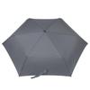 Rose Sangyo Long Mini Folding Solid Flat 82650520 Men's Umbrella, 65cm, Umbrella, Color, Gray,