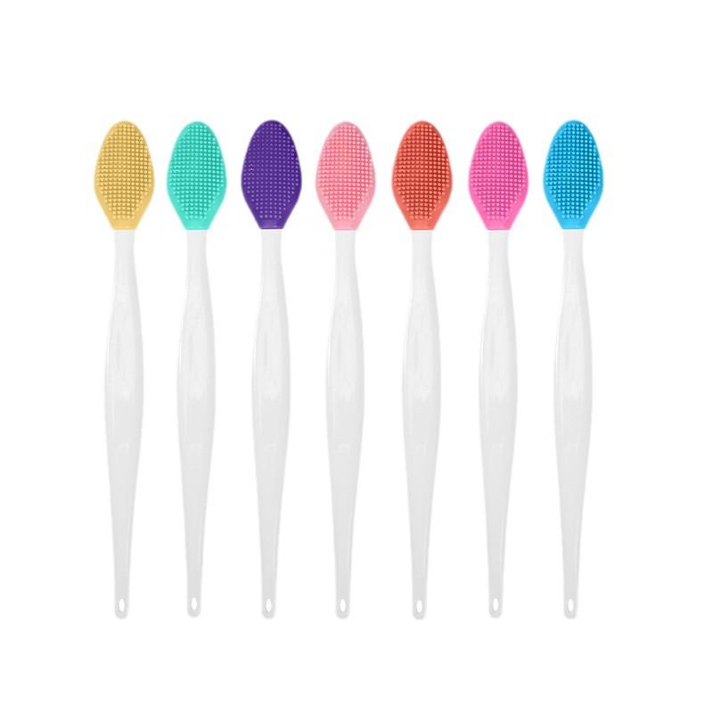 

Двусторонняя силиконовая щеточка для носа для очищения от черных точек и пор