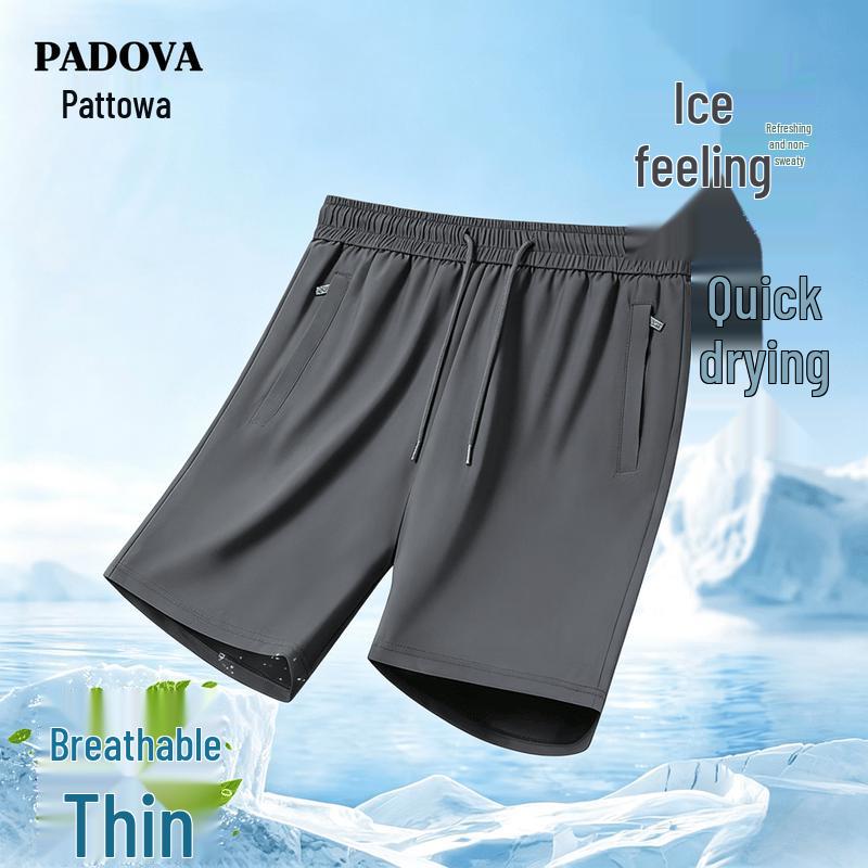 Patova Men's Ice Silk Casual Shorts