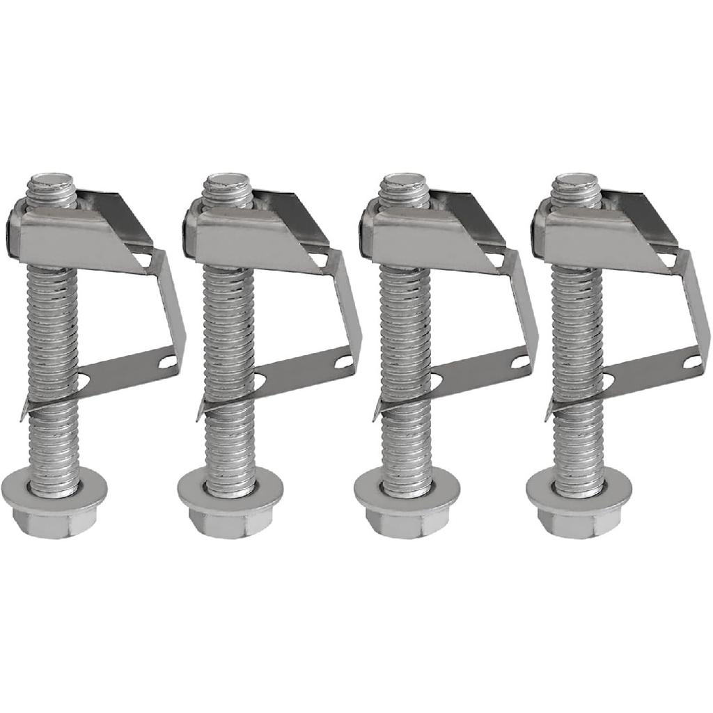 4balení Šrouby příruby výfukového potrubí Matice U Sada kování Pasuje na Dodge Ram 1500 2500 3500 Durango Dakota pro Jeep Wrangler Grand Cherokee, Nahradit