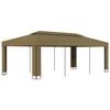 Gazebo - vidaXL - 3x6 M - Taupe - 180 G/m² - Self-supporting