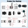 Shielded M23 RJ45 Cat6 Connector Coupler With Easy Assembly For Reliable Gigabit Data Transmission
