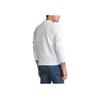 Polo Ralph Lauren FW23 Solid Color Rugby Bear Pattern Crewneck Long Sleeve Fleece Sweatshirt Men Sweatshirt White MNPOKNI16820336-100