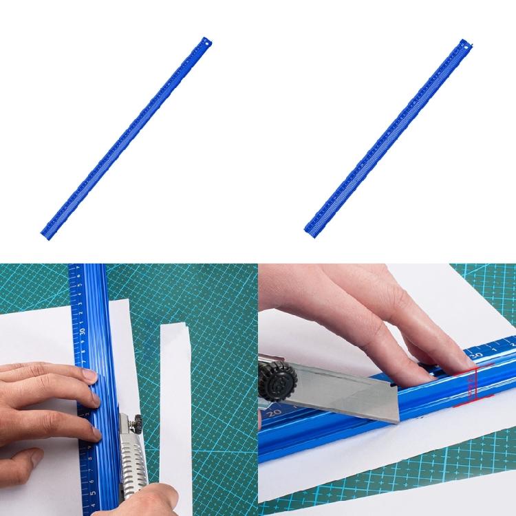 Hand Protective Ruler Nonslip Ruler Wood Cutting Straight Ruler Woodworking Tool