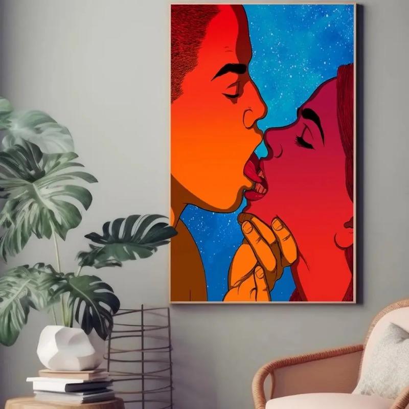 Film Clasic Abstract Nordic Nud Femeie Sexy Bărbați Postere Calitate HD Poster Artă de Perete Pictură Studiu Living Decor Acasă Cadou