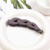 Frosted Hair Twist Hair Pin Cross Matte Hair Clip Crab Fashion Plastic Banana Clip  Daily