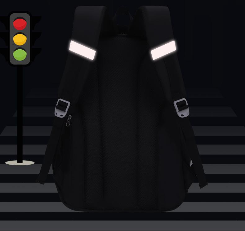 Leichter, wasserdichter Rucksack für Mädchen: Wirbelsäulenschutz, große Kapazität, für Grund- und Mittelschüler, Klassen 3–6.