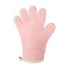 Thickened Silicone Heat-Resistant Oven Gloves - Anti-Scald, High-Temperature Protection for Kitchen & Microwave Use