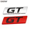 1Pc Car Styling GT 3D Metal Zinc Alloy Car Badge Body Fender Adhesive Emblem for KIA Forte Optima Picanto Stinger Sorento K5 KX5 KX7
