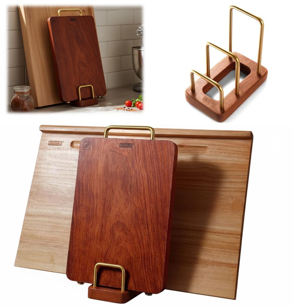 Cutting Boards Holder Multi Layer Pot Lid Storage Organizer Wear Resist Pan Storage Drain Rack Metal Cookware Holder