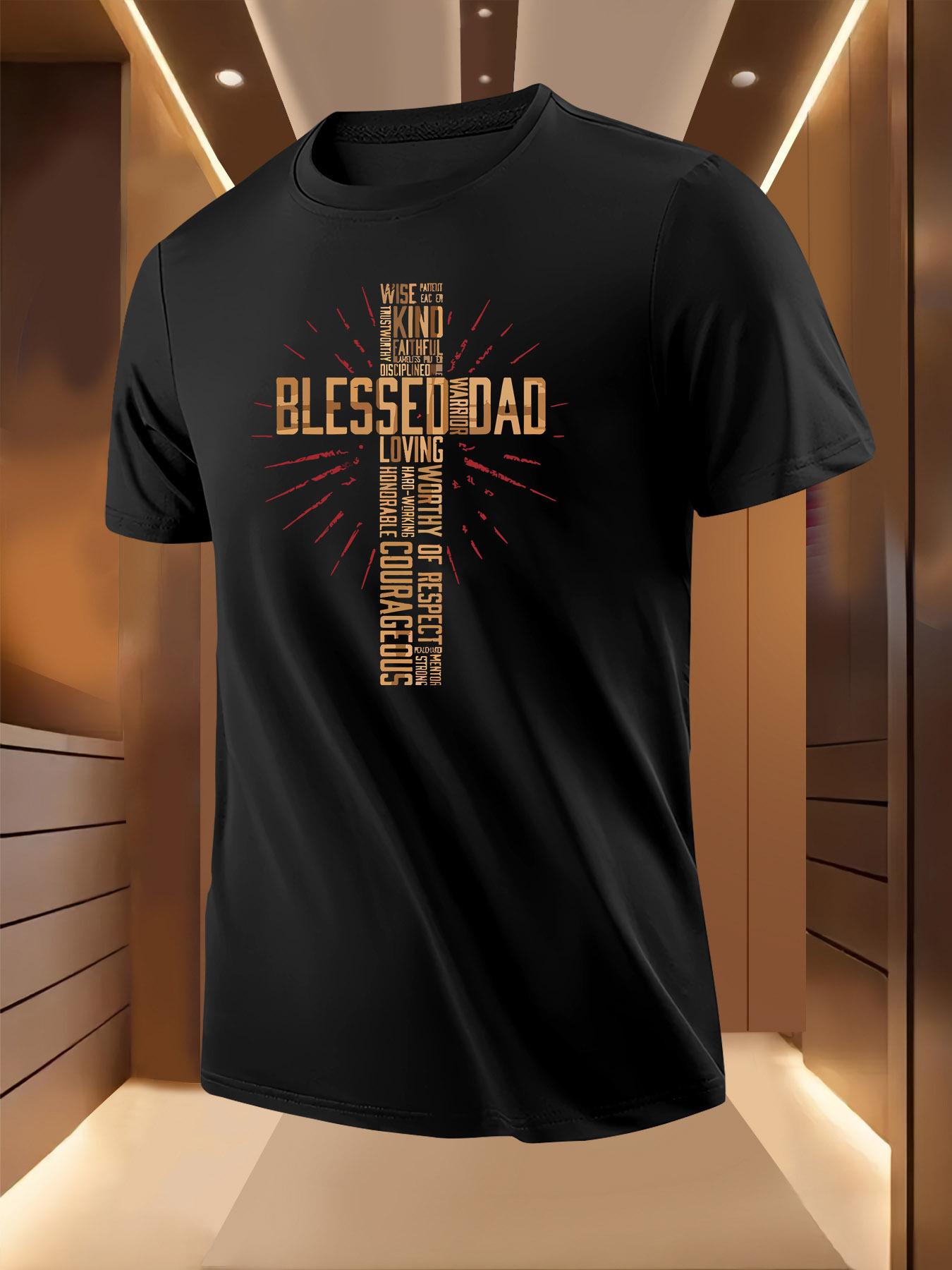 St. Patrick S Day Blessed Dad Graphic Tshirt - Breathab... S