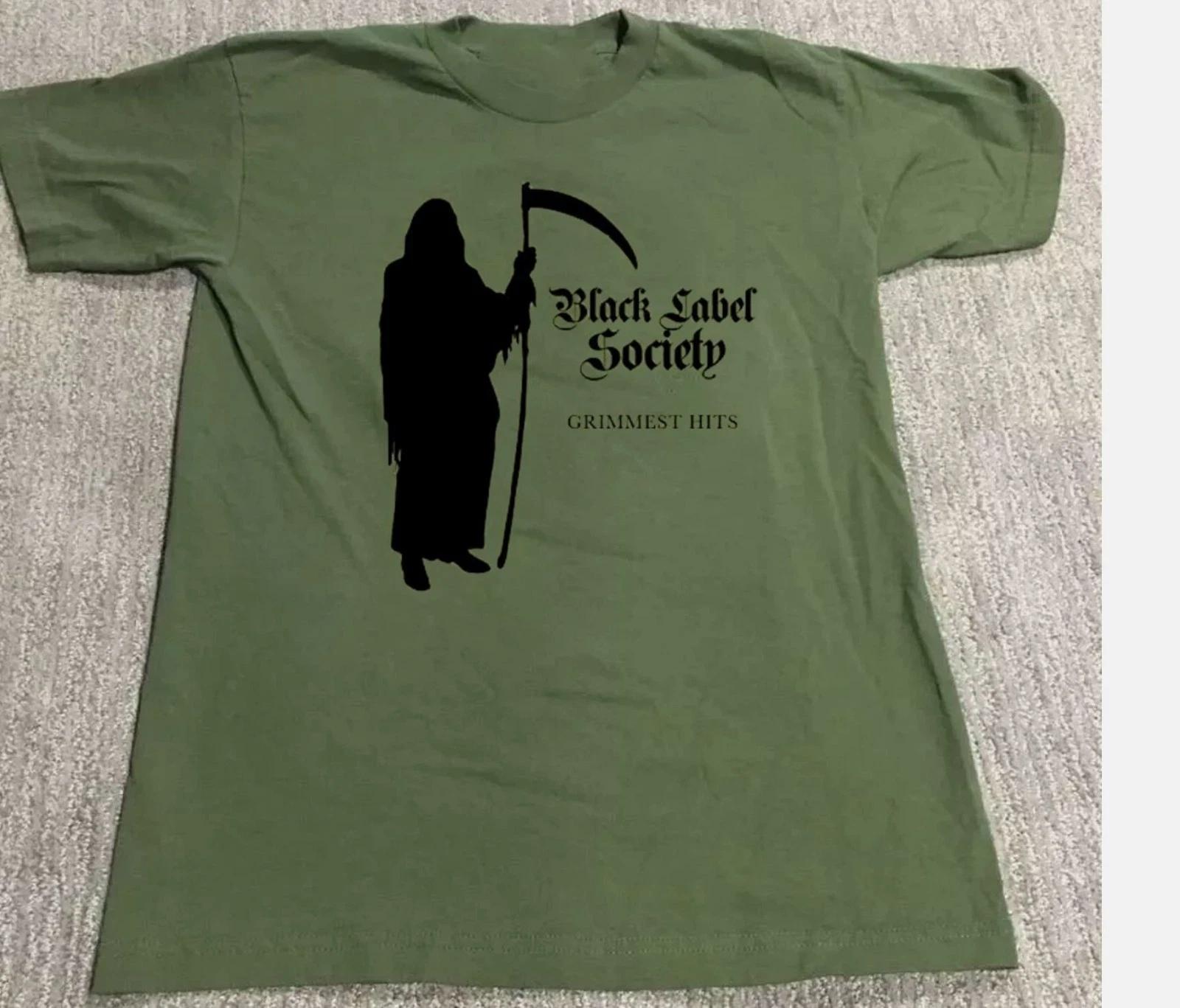 

BLACK LABEL SOCIETY GRIMMEST HITS Green T Shirt Full Size Gift Fan S