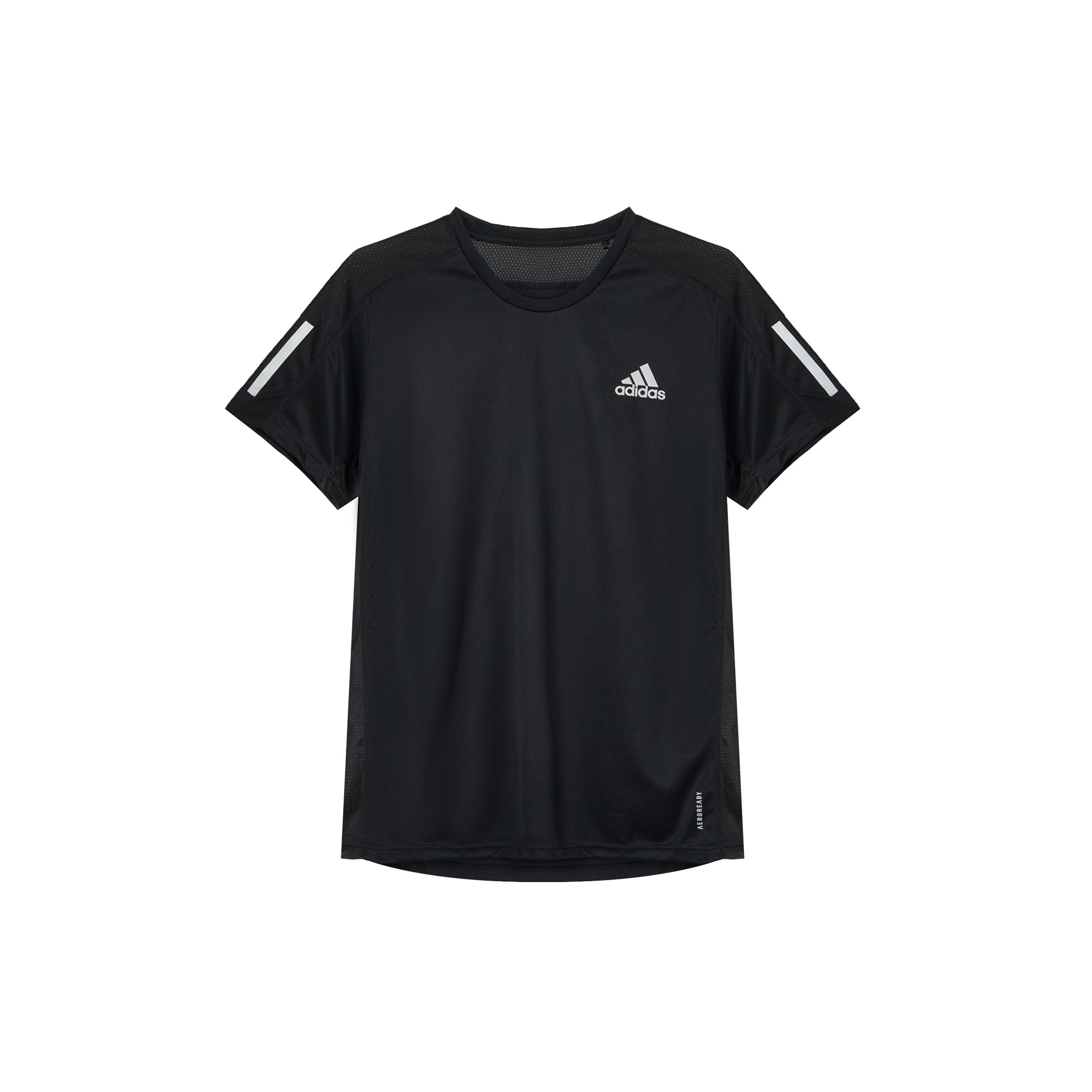 Мужская футболка для бега Adidas Own The Run Черная FS9799 M