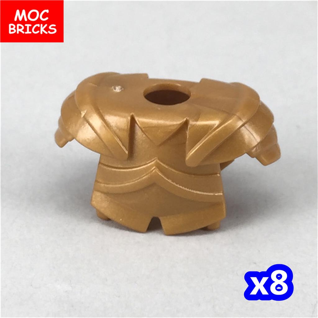 MOC Bausteine Mittelalter Ritter Rom Waffe Goldenes Schwert Schild Speer Hellebarde Helm Actionfigur Pädagogischer Baustein Geschenke