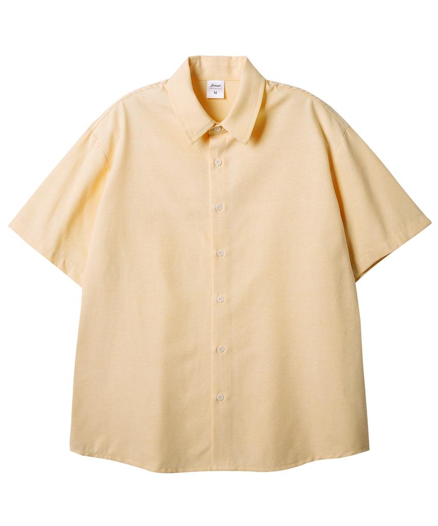 JEMUT [2Pack] City Oxford Half Shirts 6-Piece 2Pack Kjss2507 (A Type)