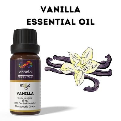 Ananta Vanilla Essential Oil 10 Ml | Sweet Aromatic Oil | Diffuser & Home Fragrance Use