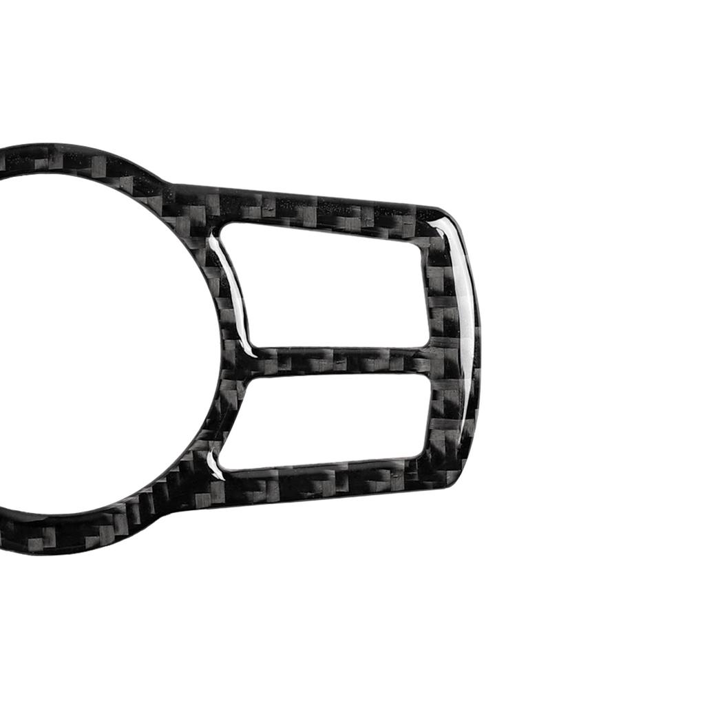 Auto Scheinwerfer Schalter Taste Aufkleber Aufkleber Carbon Fiber Innen Trim Abdeckung für BMW F10 F07 F01 F25 F26
