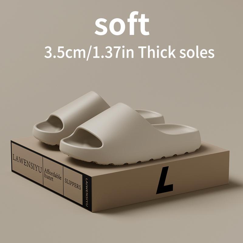 2025 New Coconut Slippers Feel Like Stepping On Shit Thick-soled Sandals Summer New Non-slip Wearing Sandals Men Women Slippers