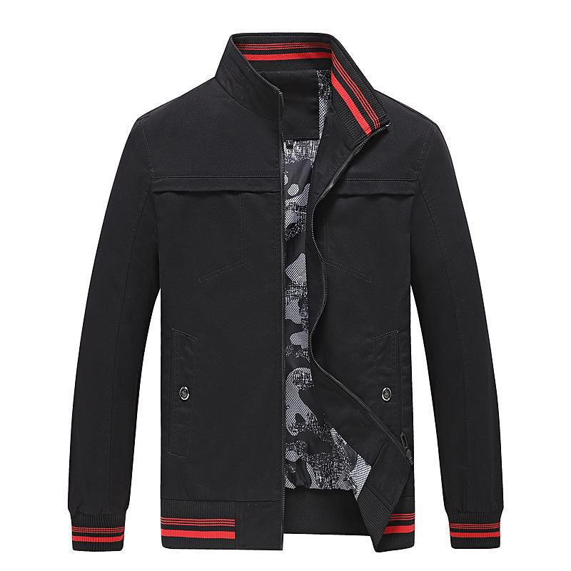 

Новая рабочая одежда весна-осень, стираная куртка, мужская повседневная мужская куртка с воротником-стойкой XXXXL