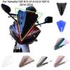 Motorcycle Windshield Front Windshield Air Reflector Flow Guide Plate Double Bubble For Yamaha YZF R15 V1.0 V2.0 YZF15 2014-2016