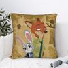 Huse Pătrate Zootopia Husa Pernă Decorativă cu Fermoar Husa Pernă Decorativă pentru Casă 45*45cm