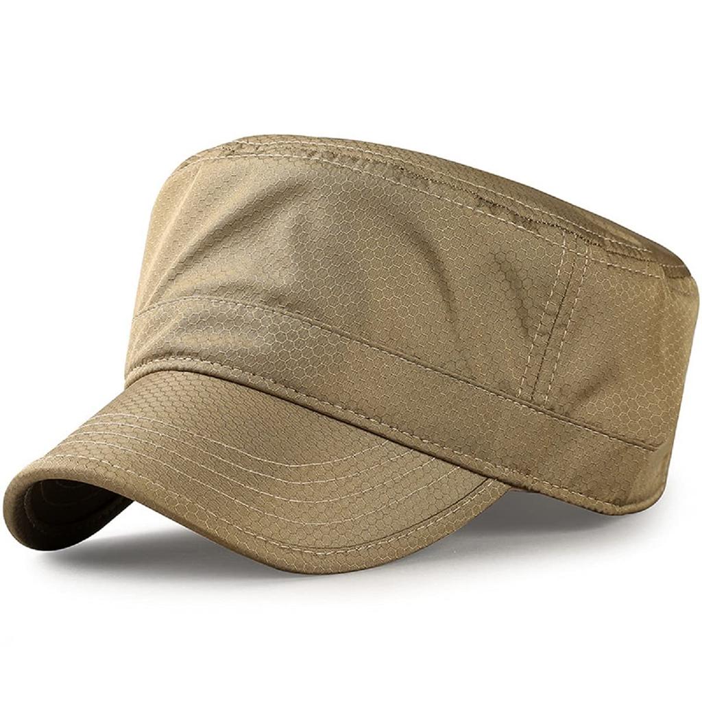 RF Military Work Large XXL Includes Lightweight Men's Cap, Size, (60-65cm), Mesh, Quick-Drying, (Khaki)