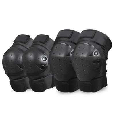 1 Paire Genouillères de Cyclisme et Coudières Vélo VTT Moto Équitation Genouillère Coussinets de Protection pour Sports de Plein Air