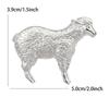 Trendy Rhinestone Enamel Sheep Brooches For Women Unisex Elegant Zodiac Animal Pins Casual Party Jewelry Accessories Gifts