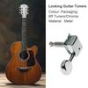 1Set 6-Pack Guitar String Knob 6 Right 6R Combination Tool New Tuning Key Pegs  for ST/TL Style