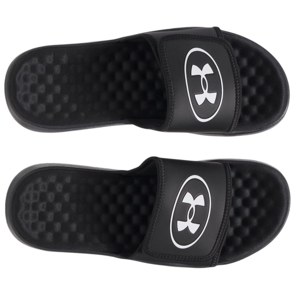 Under Armour Ignite Pro 8 Slide Galaxy Black White Men Sneakers 6000337-001