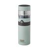 Toffy Portable Brew Bottle K-CC3 (Pale Aqua) Vacuum Insulated Bottle with Dripper, ImmersionPermeable CoffeeTea, Includes Filter, Keeps Freshly