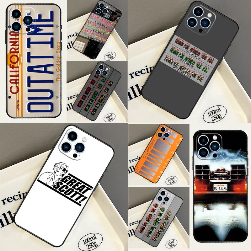 Back To Future DeLorean Dashboard Funda For Xiaomi 15T Pro 13T 14T 17 Pro Max 14 15 Ultra POCO F7 F5 F6 X3 X5 X6 X7 Pro Case