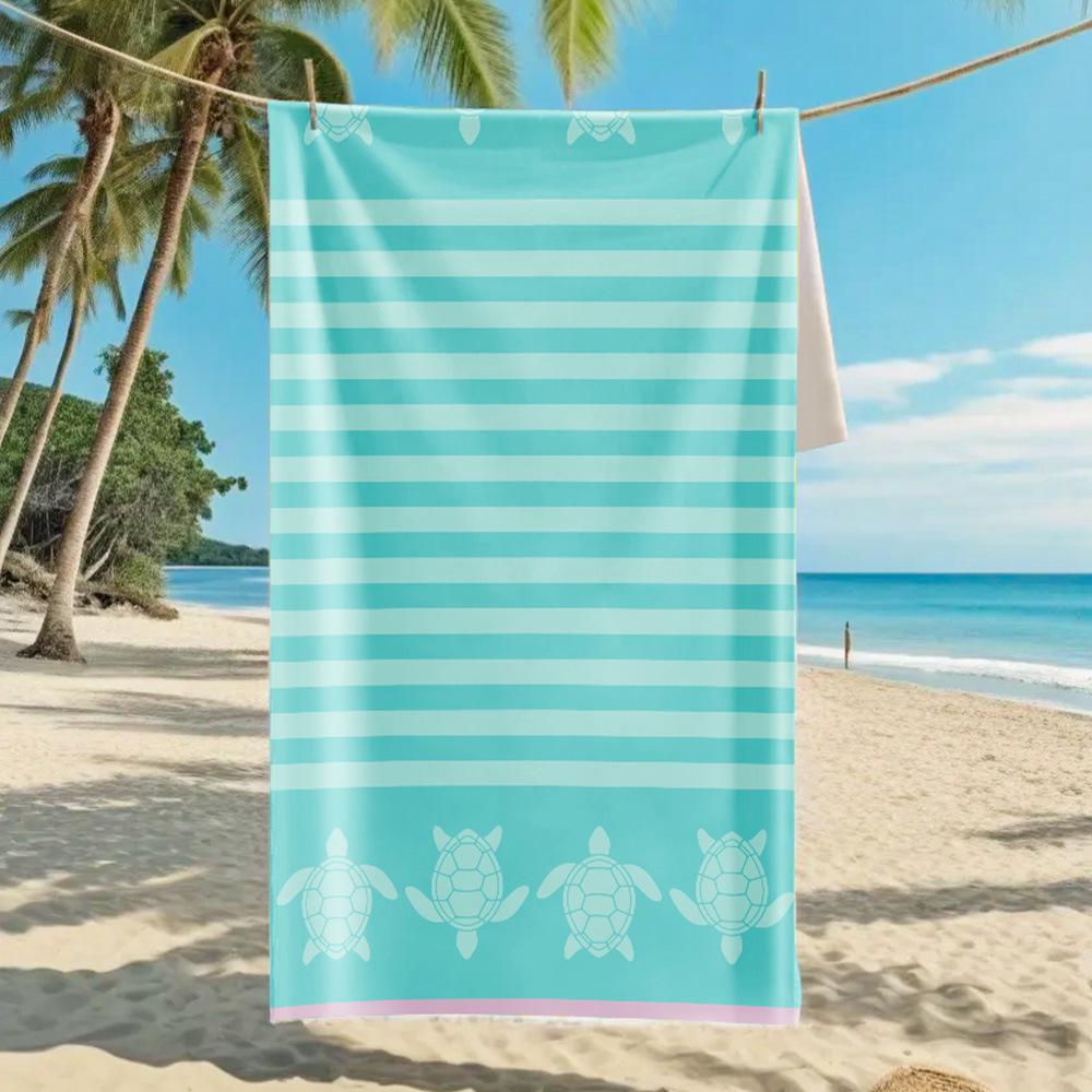 2026 Mermaid Tail Beach Towel Printed Towel Seaside Vacation Absorbent Beach Towel
