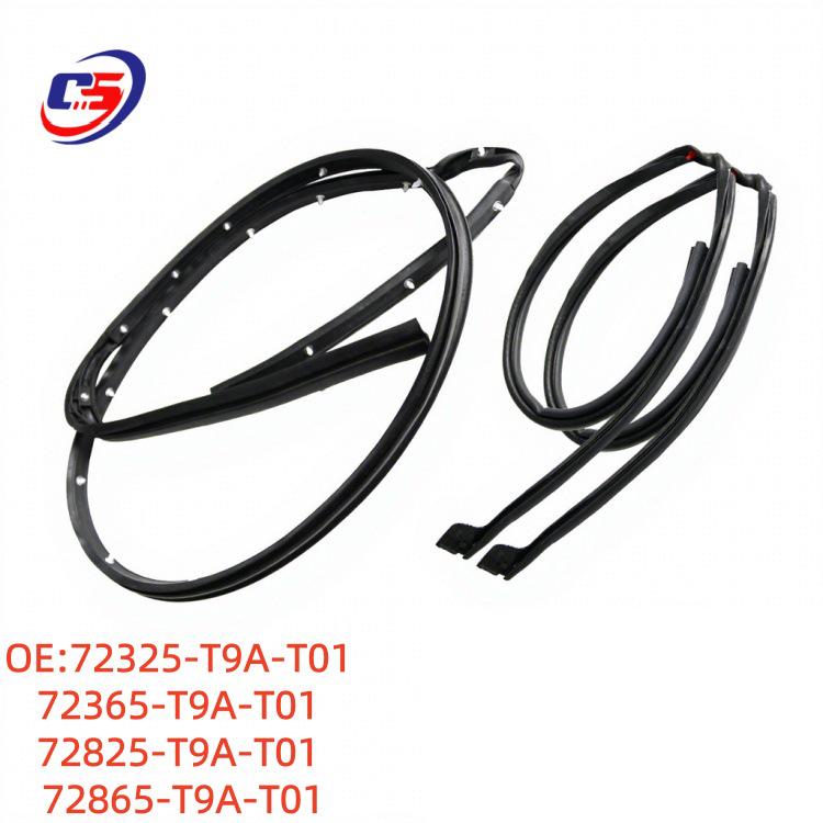 

Model 72825-T9A-T01 fits Honda City rear door frame seal 72325-T9A-T01. 72325-T9A-T01 72365-T9A-T01 72825-T9A-T01 72865-T9