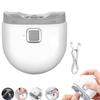 A71Z Portable Electric Nail Clippers, Fully Automatic Silent Nail Clippers, Mini Baby Nail Trimmer With Storage Space