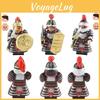 Antique Soldier Figure Toy With Abs Plastic Material Diy Building Blocks Set Non-electric 4.5cm Size