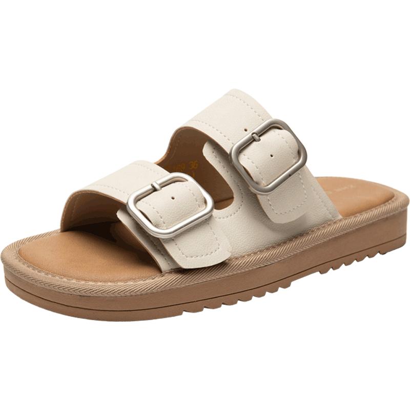 ZHR Women s Casual Flat Slip-On Sandals JF169 37